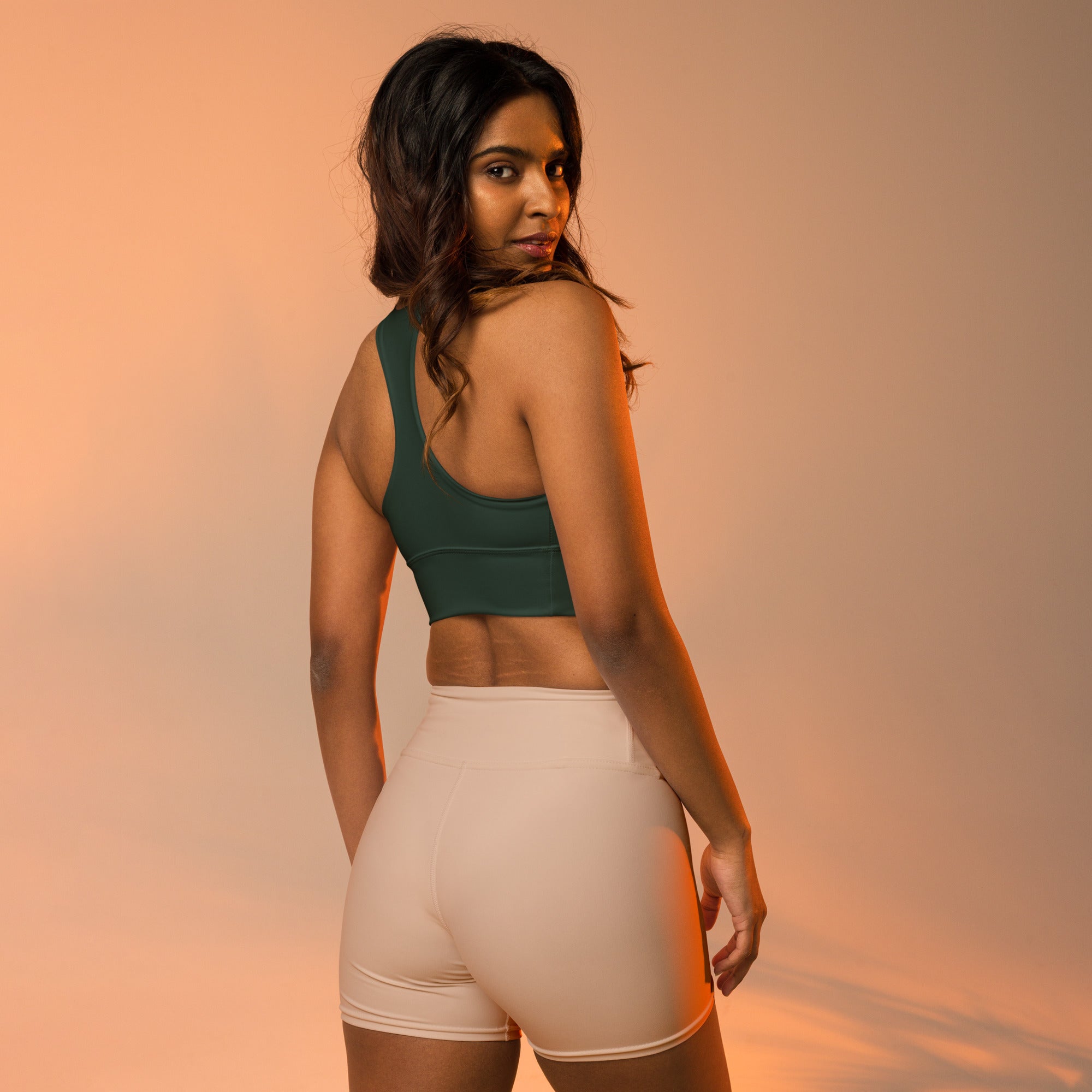 Forest Shadow High Impact Sports Bra: Maximum Support & Comfort