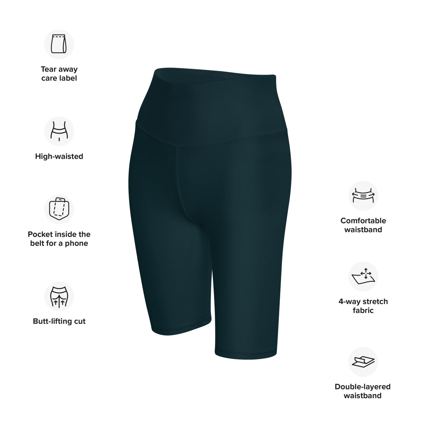 Mystic Meridian Biker Shorts: Comfortable, Stylish, and Functional