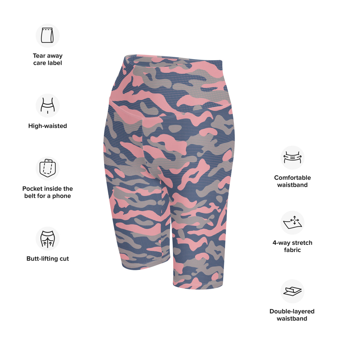 Women's-high-waisted-pink-camo-biker-shorts