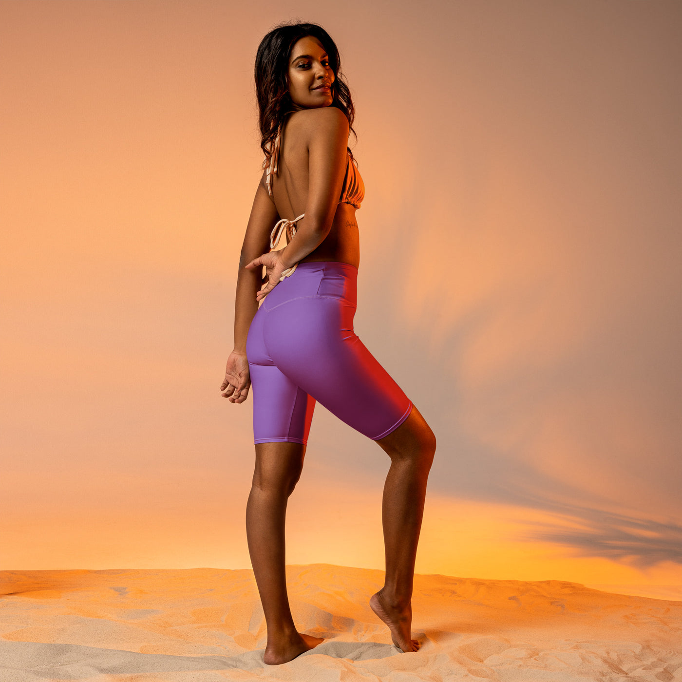 Fae Purple Biker Shorts: Comfortable & Stylish