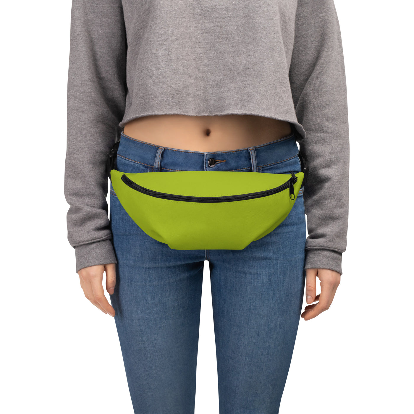 Women's-water-resistant-green-fanny-pack