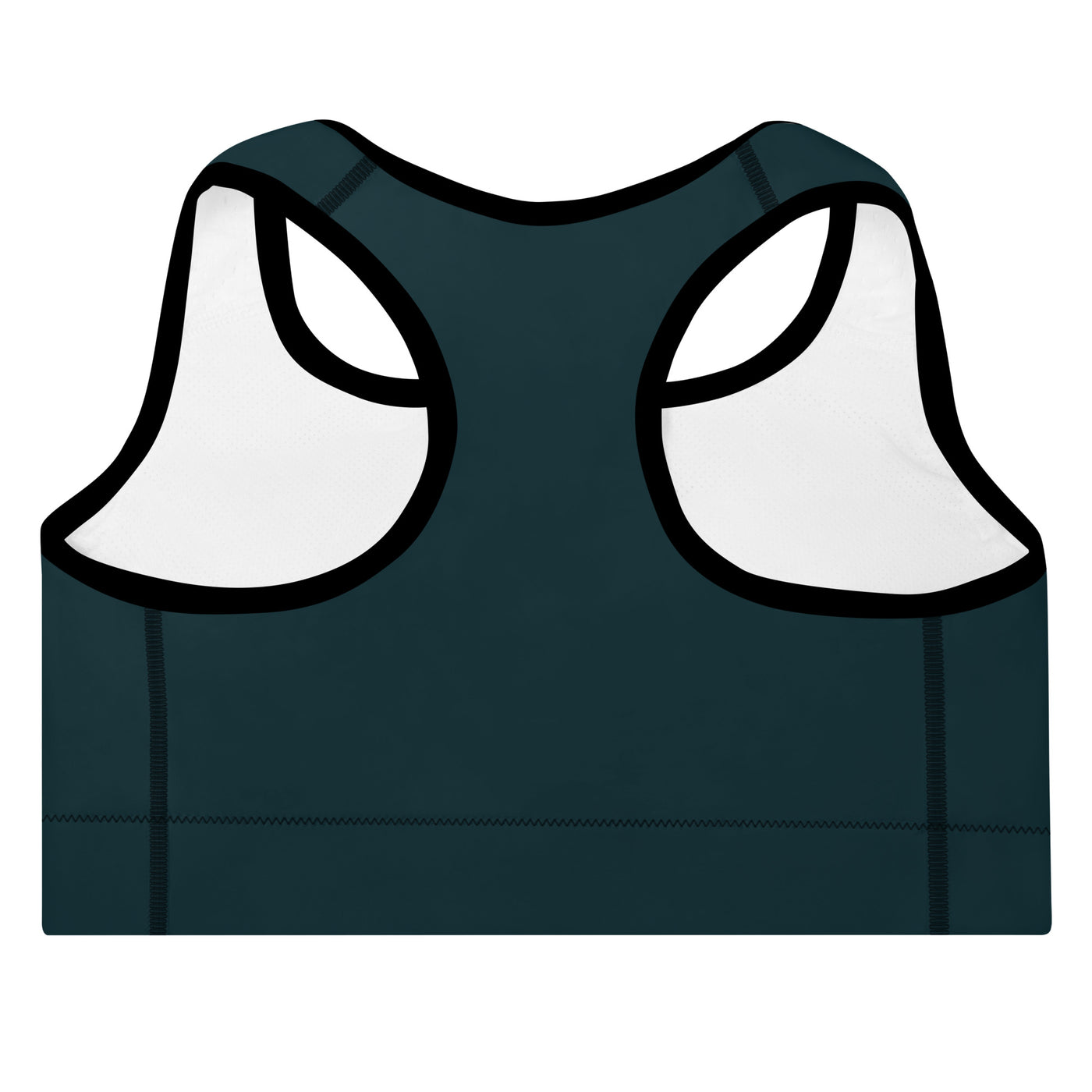 Women's-maximum-support-dark-green-sports-bra