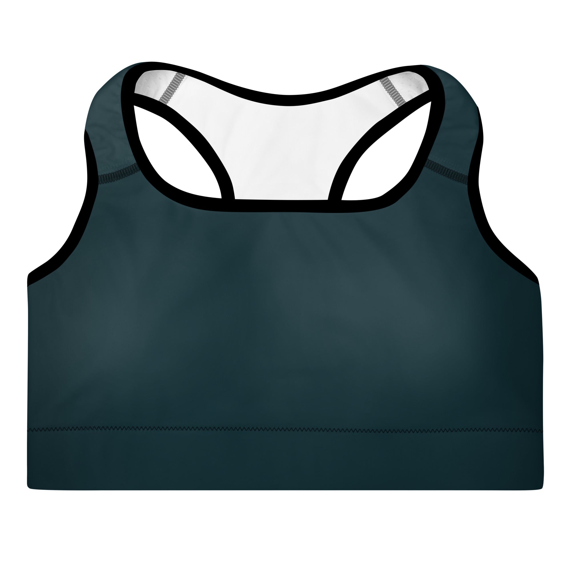 Women's-maximum-support-dark-green-sports-bra