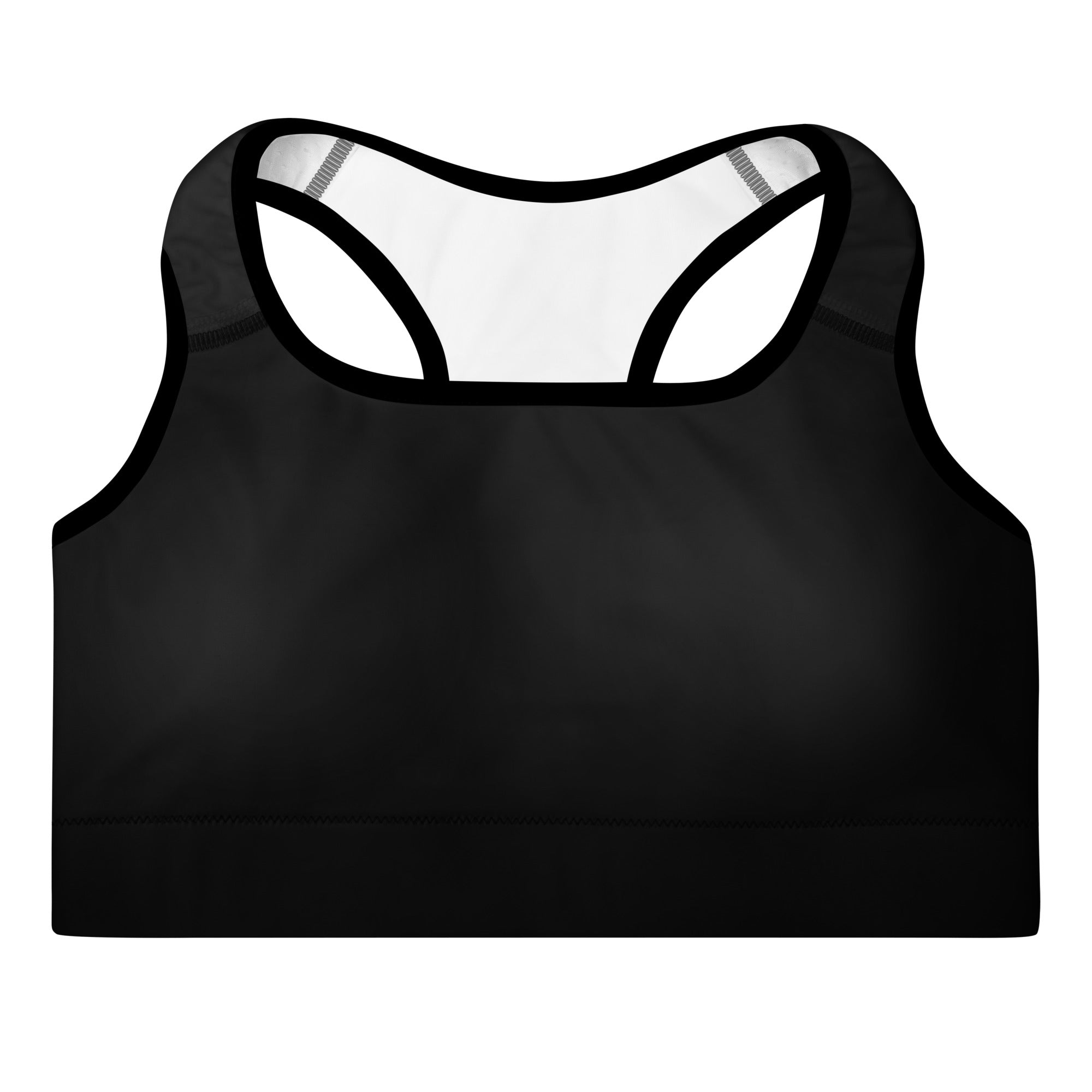 Women's-medium-support-black-sports-bra