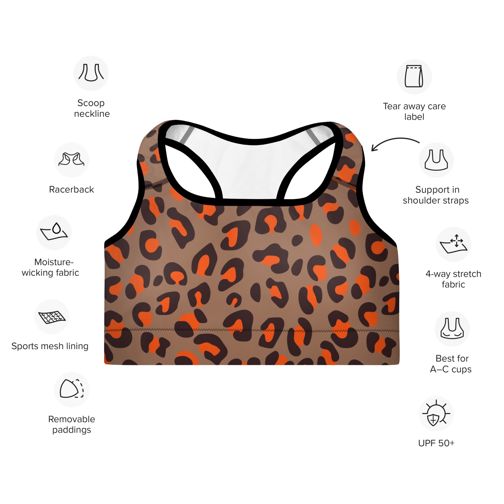 Women's-medium-support-leopard-sports-bra