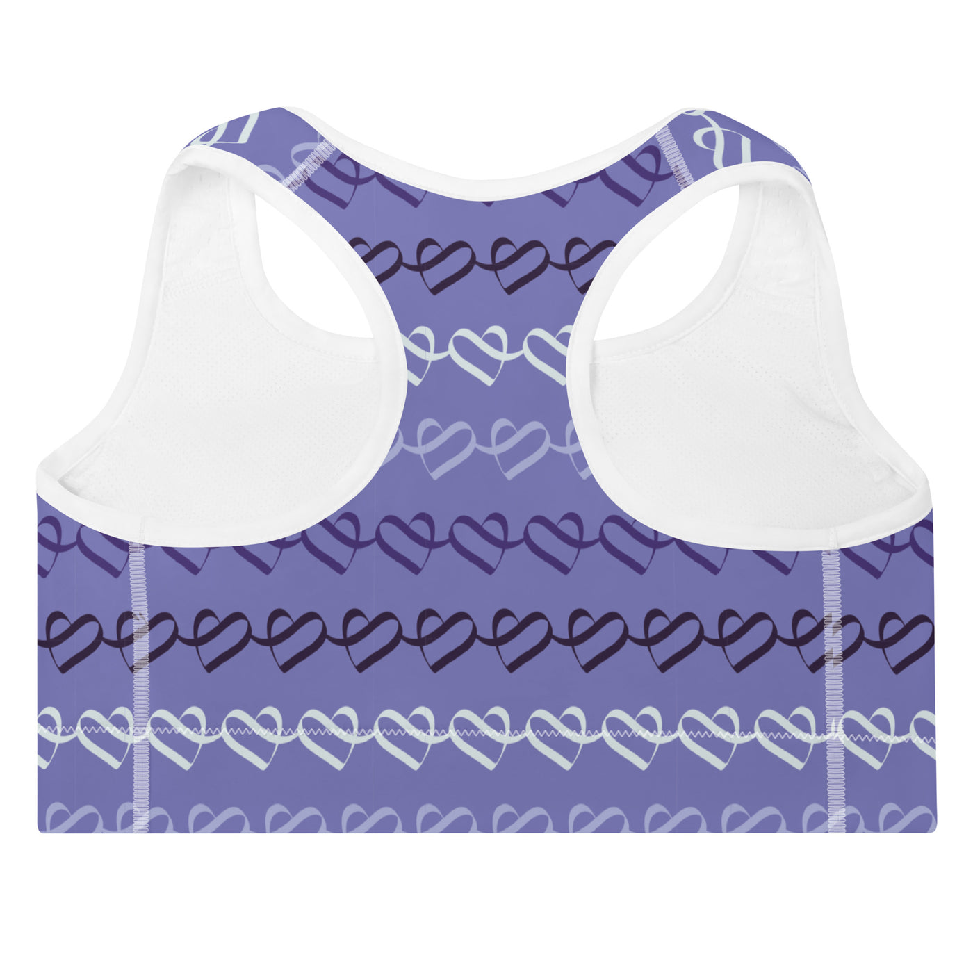 Women's-medium-support-purple-heart-sports-bra