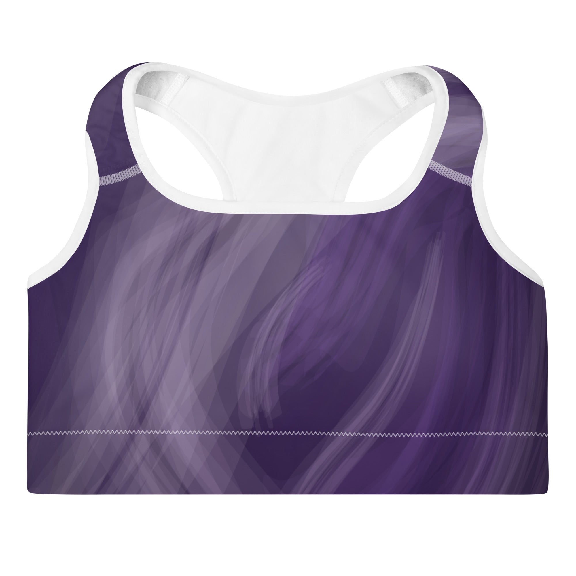 Women's-medium-support-amethyst-swirl-sports-bra