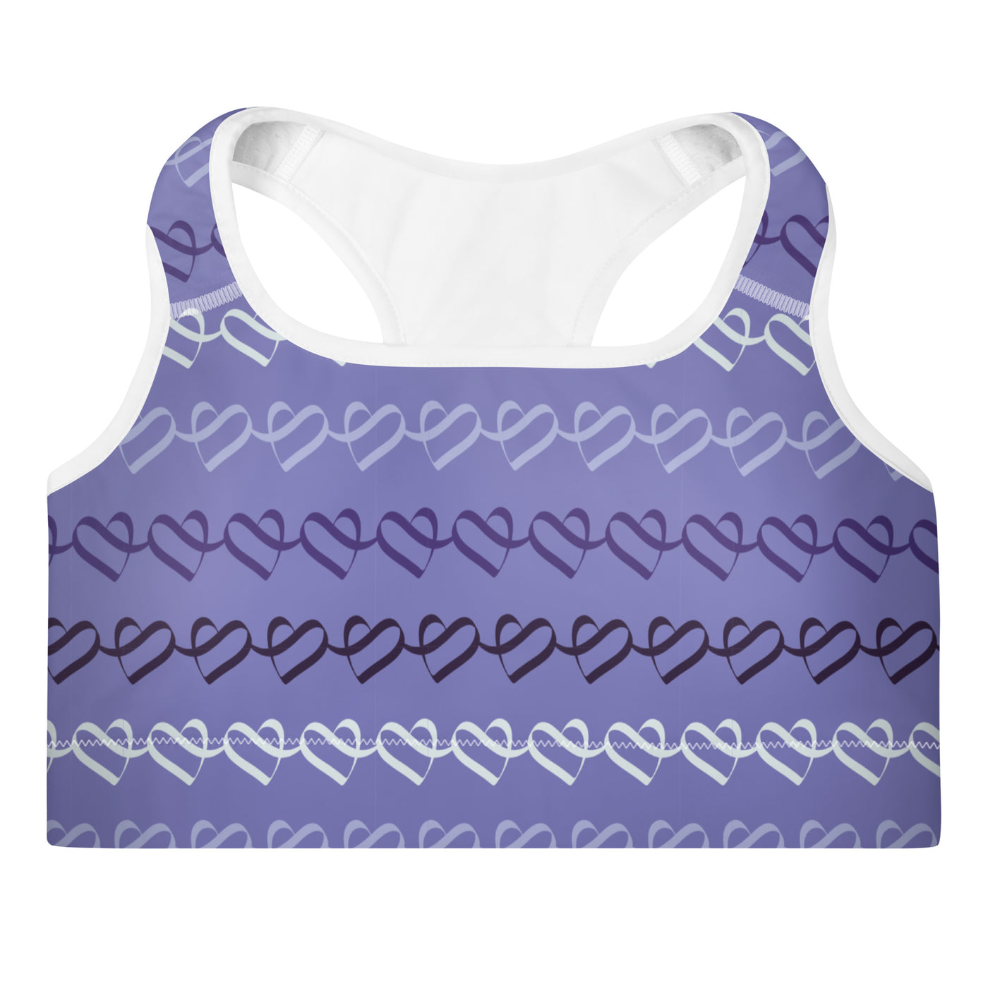 Women's-medium-support-purple-heart-sports-bra