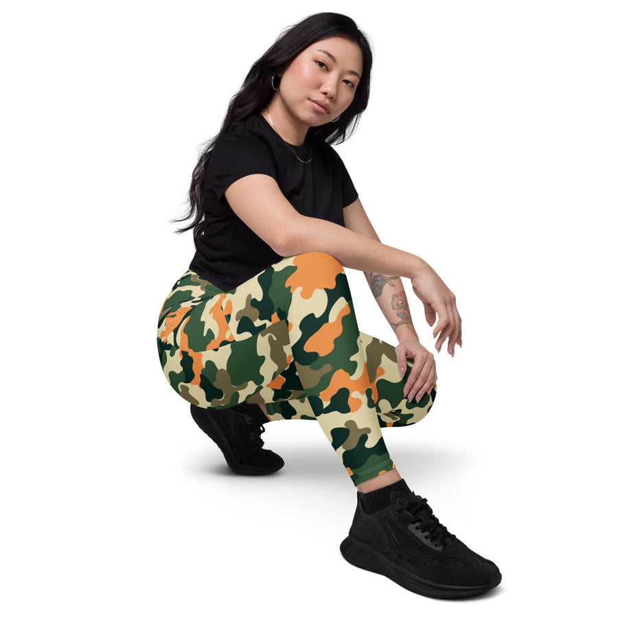 Women's-high-waisted-camo-crossover-leggings-with-pockets