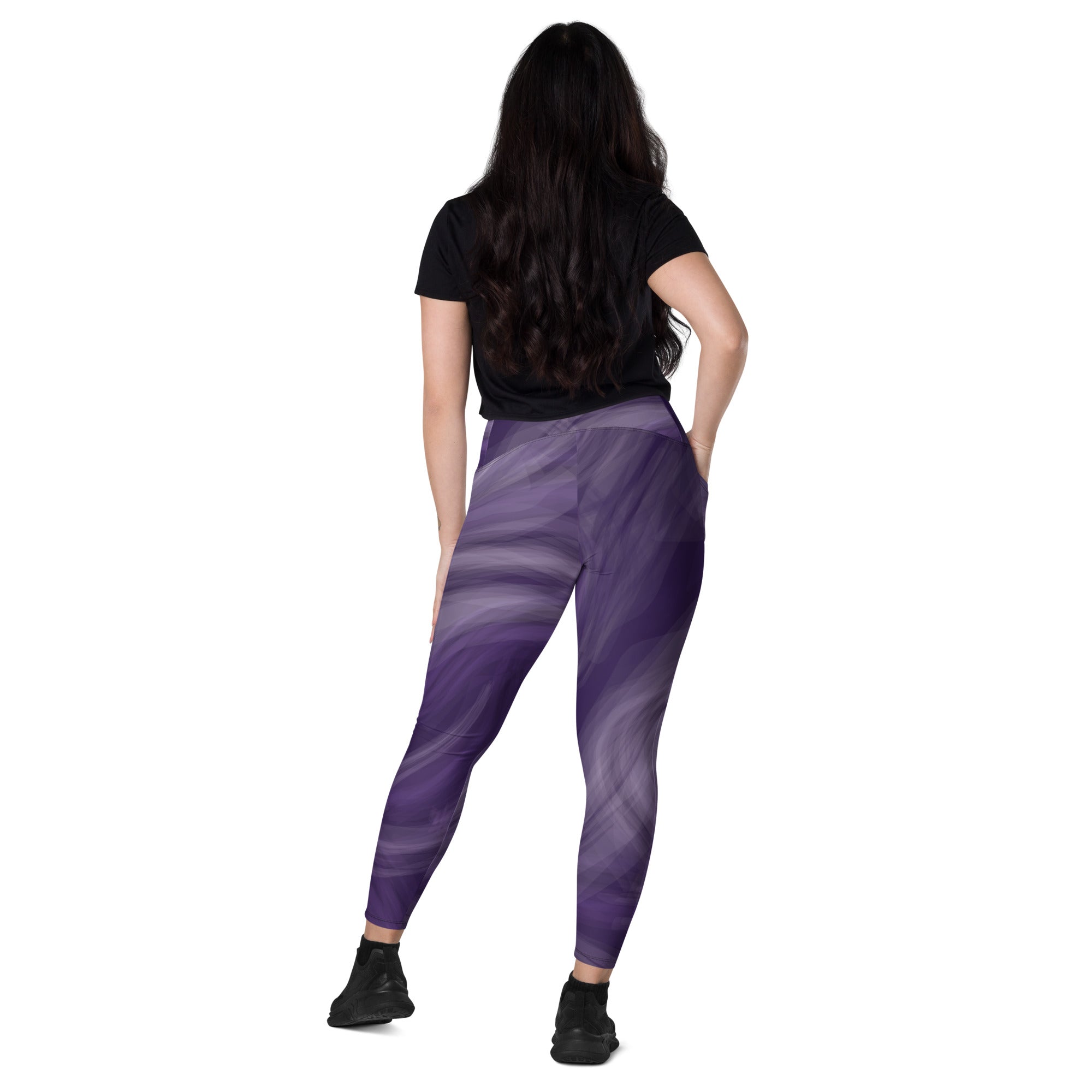 Women's-high-waisted-amethyst-swirl-leggings-with-pockets