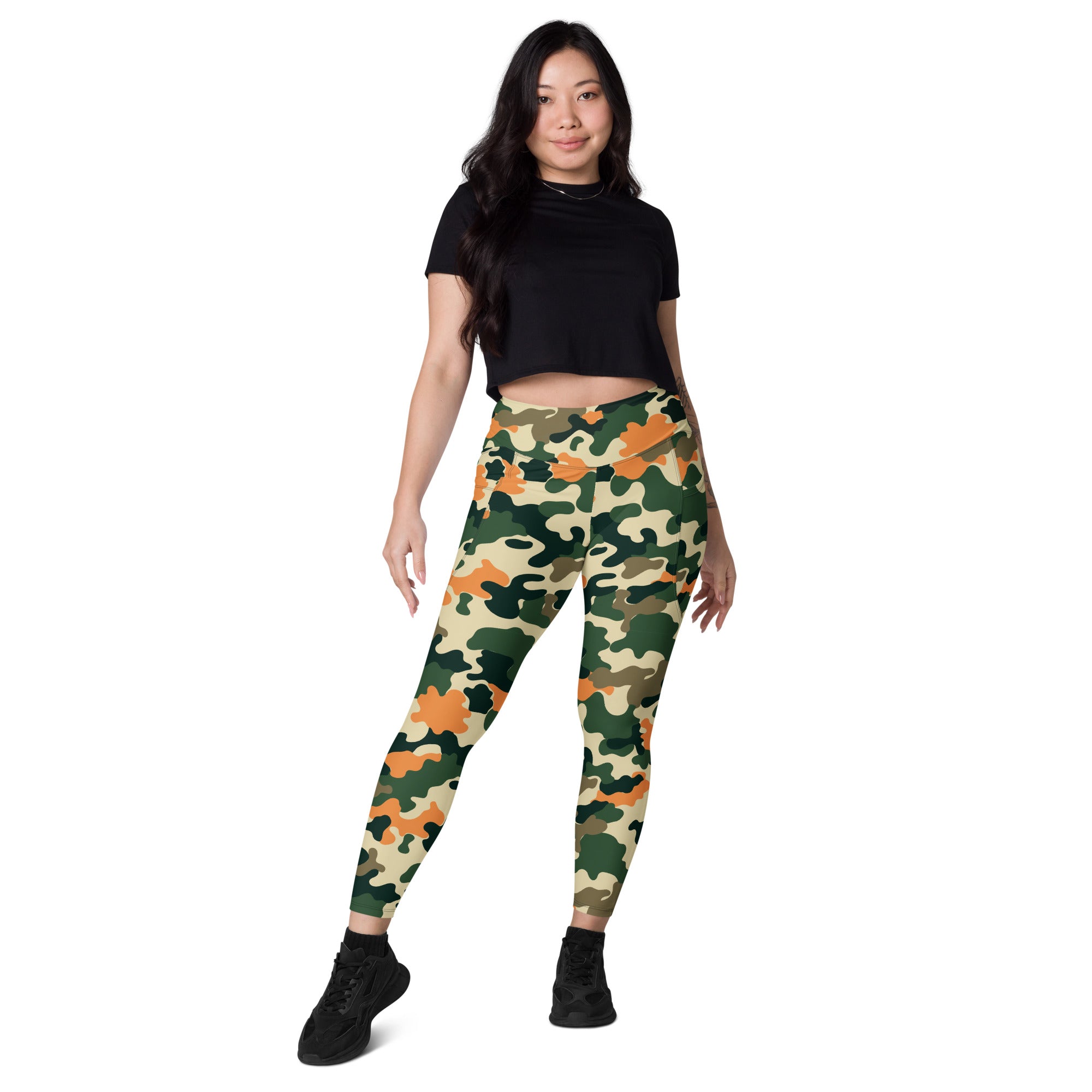 Women's-high-waisted-camo-leggings-with-pockets