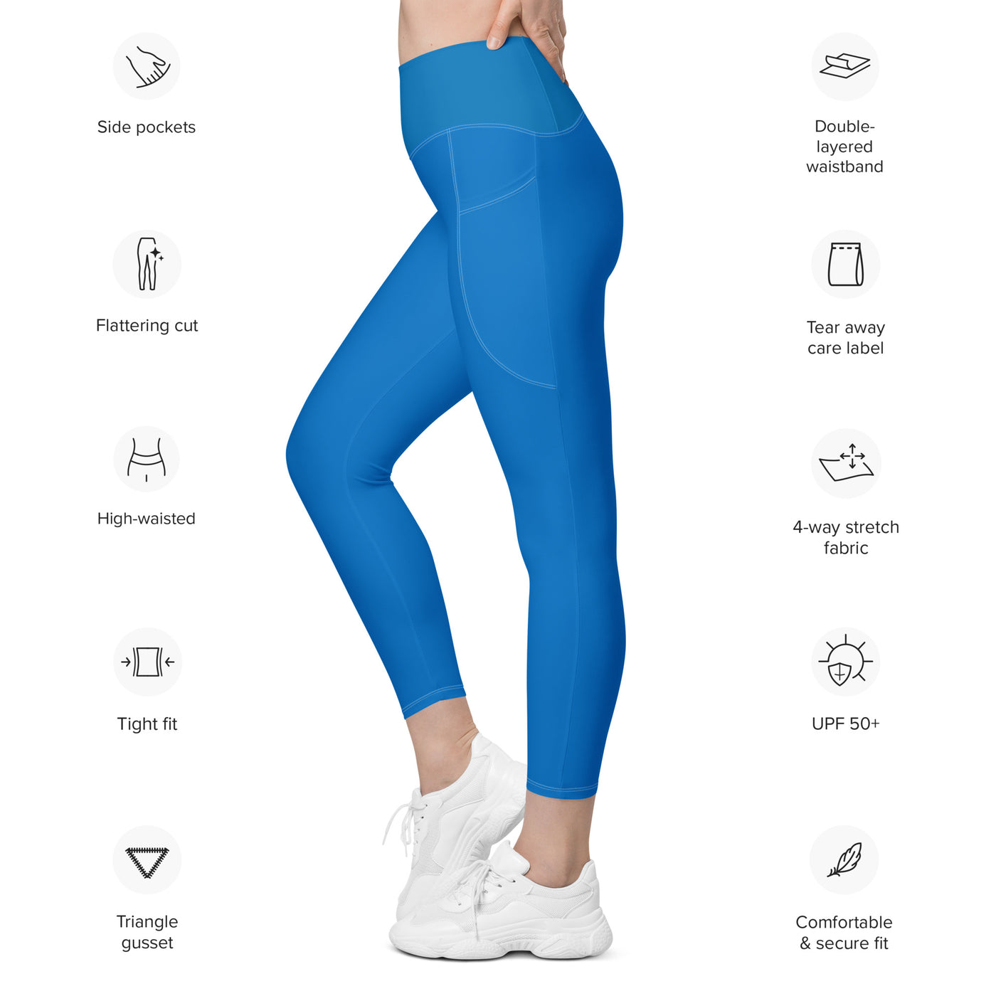 Women's-high-waisted-blue-leggings-with-pockets