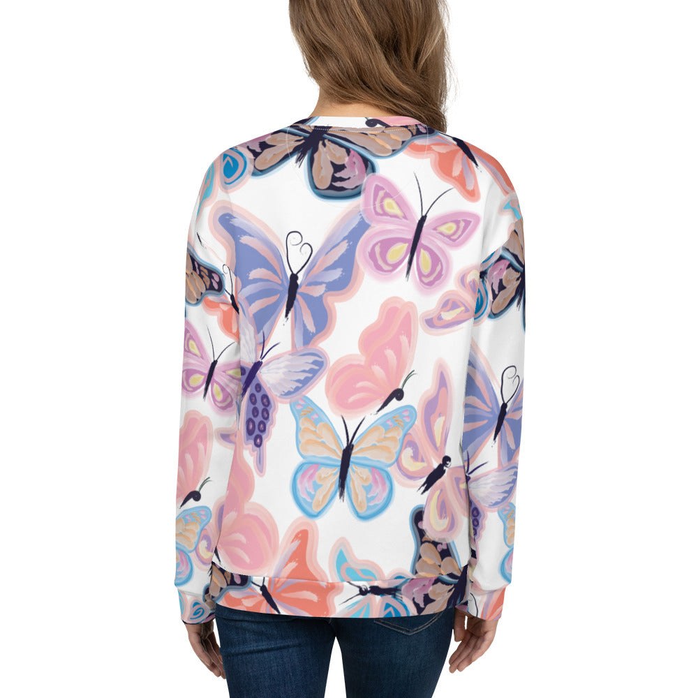 Women's-cozy-warm-butterfly-sweatshirt