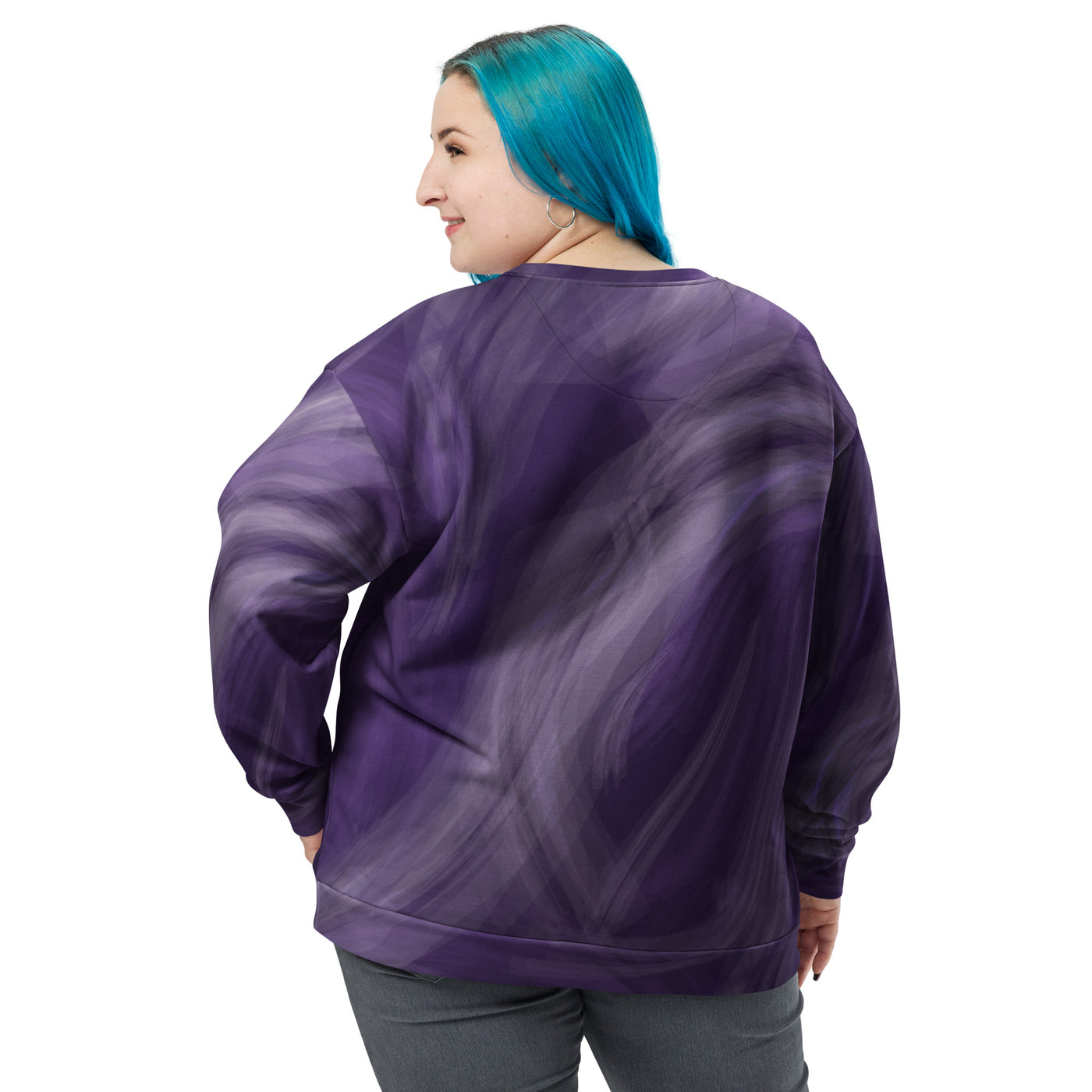 Women's-cozy-and-warm-amethyst-swirl-sweatshirt