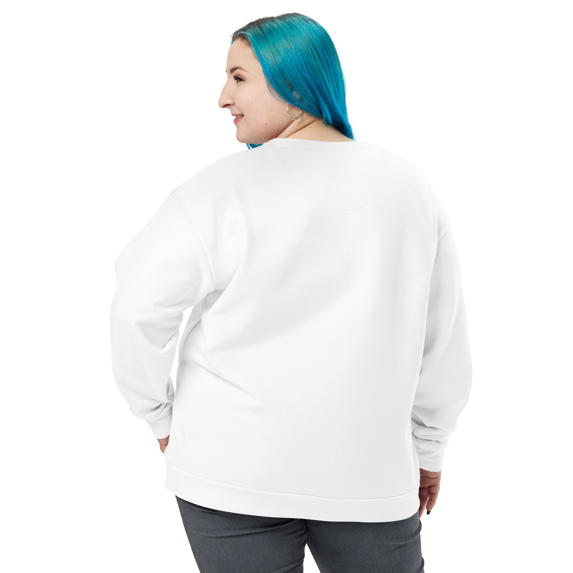 Women's-cozy-warm-white-sweatshirt