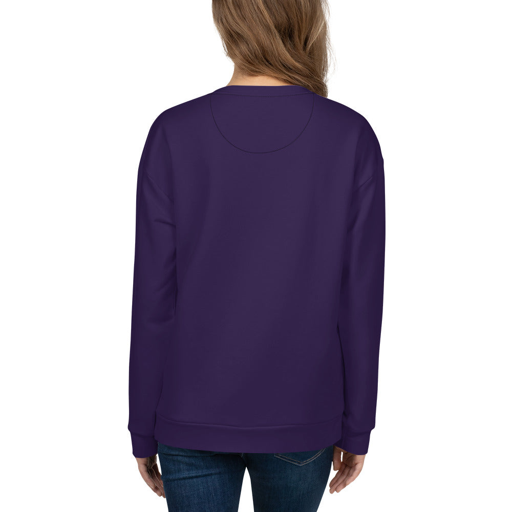 Women's-cozy-warm-dark-purple-sweatshirt