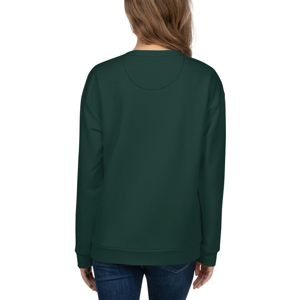 Women's-cozy-warm-green-sweatshirt