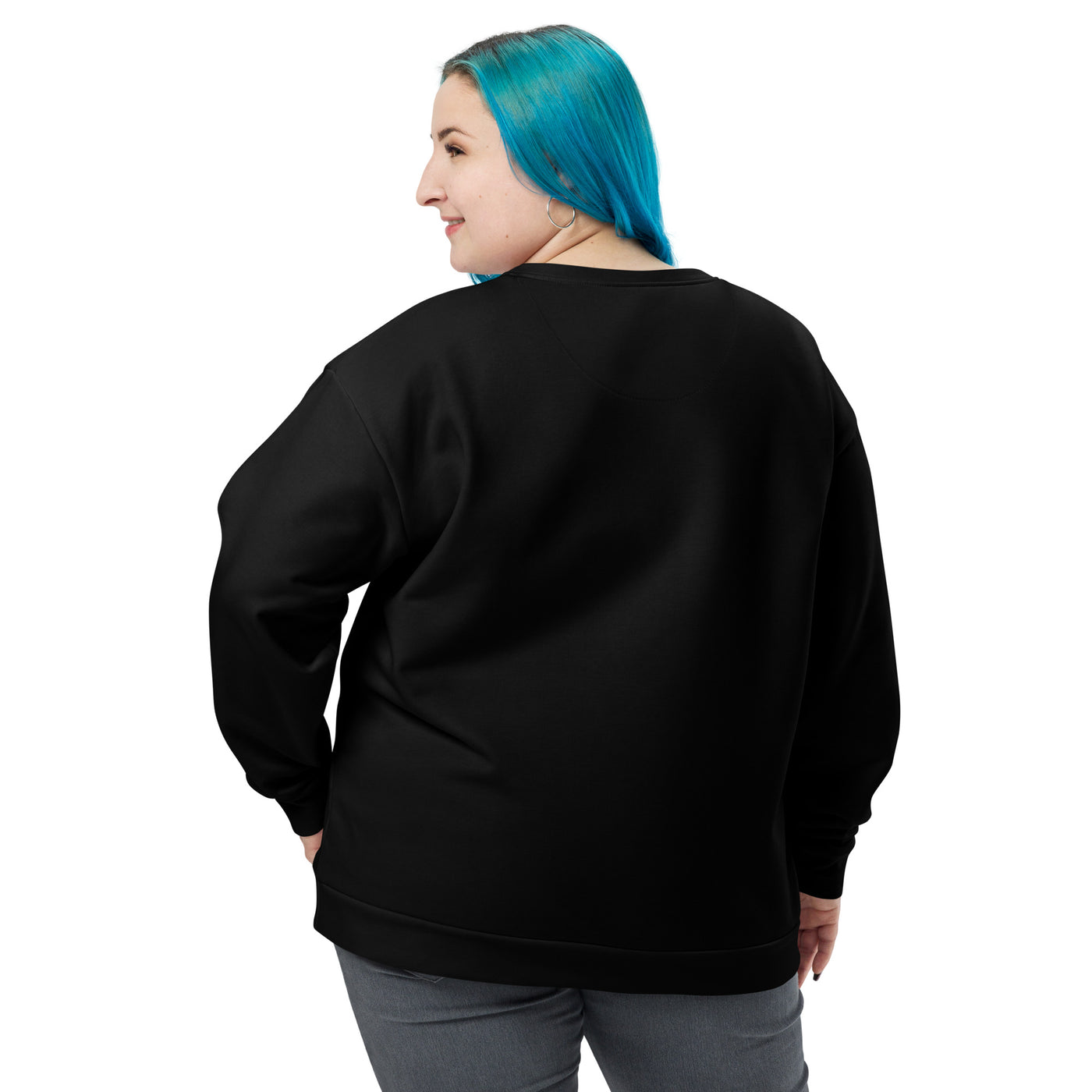 Women's -cozy-warm-black-sweatshirt