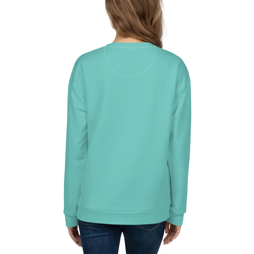 Women's-cozy-warm-teal-sweatshirt