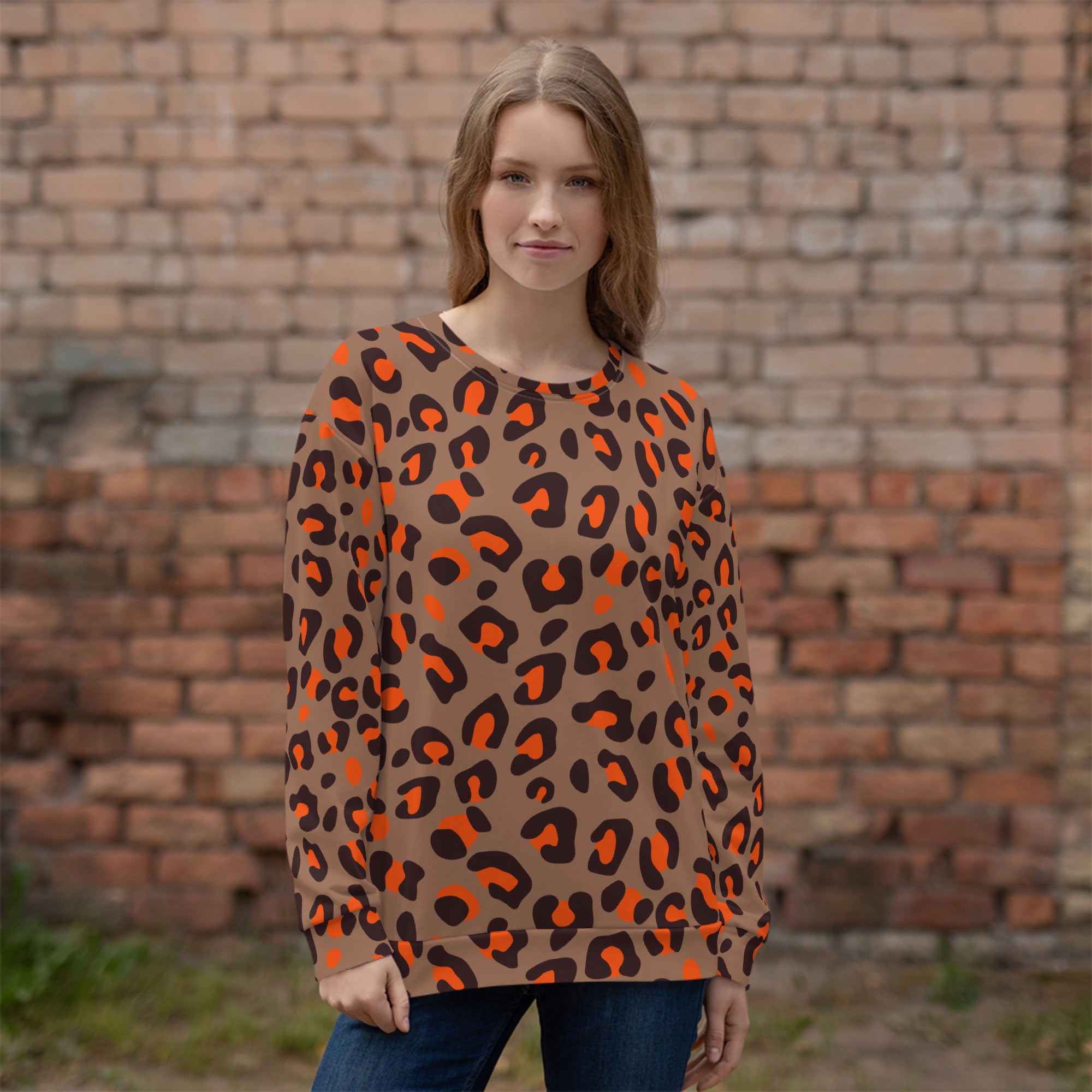 Women's-cozy-warm-leopard-sweatshirt