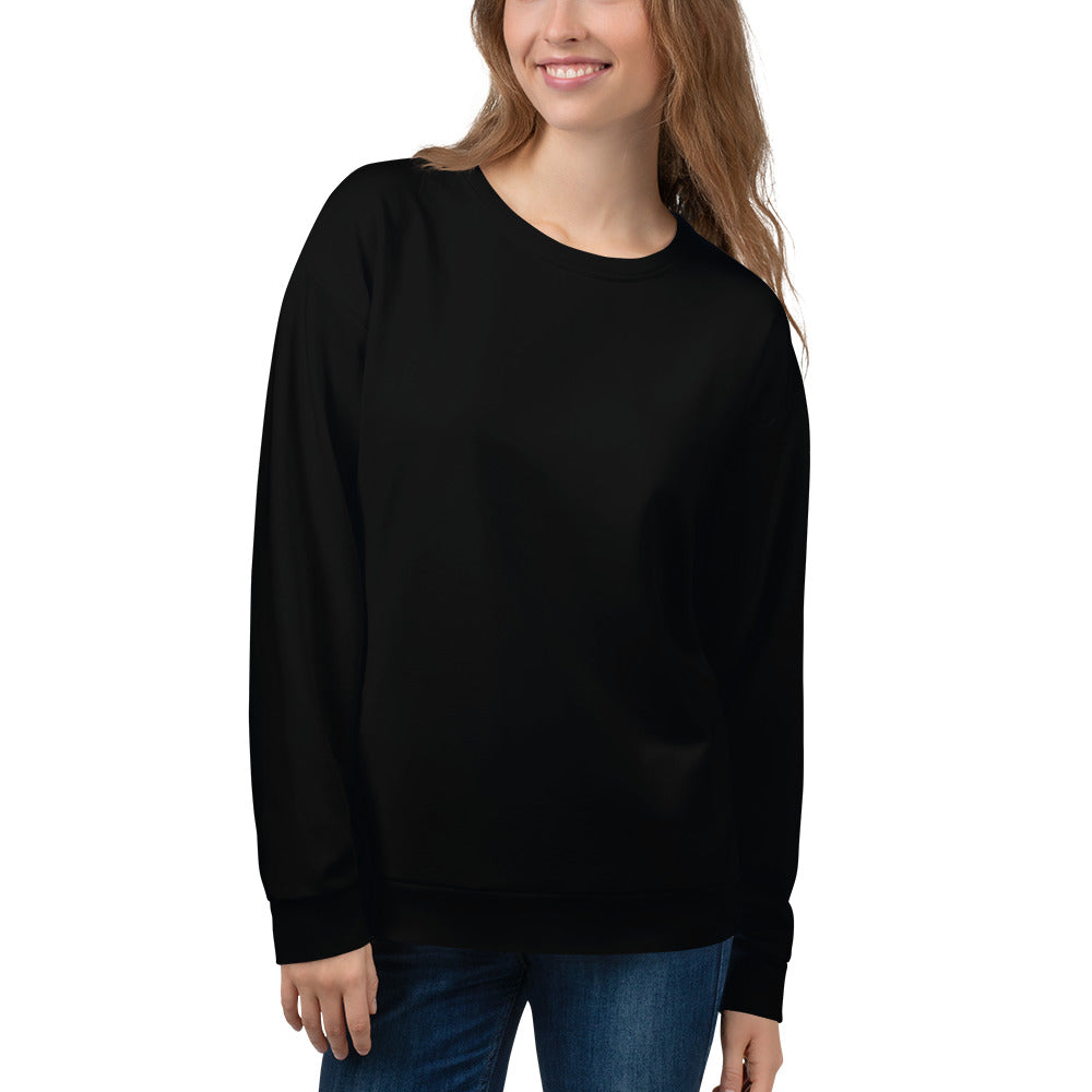 Women's-cozy-warm-black-sweatshirt