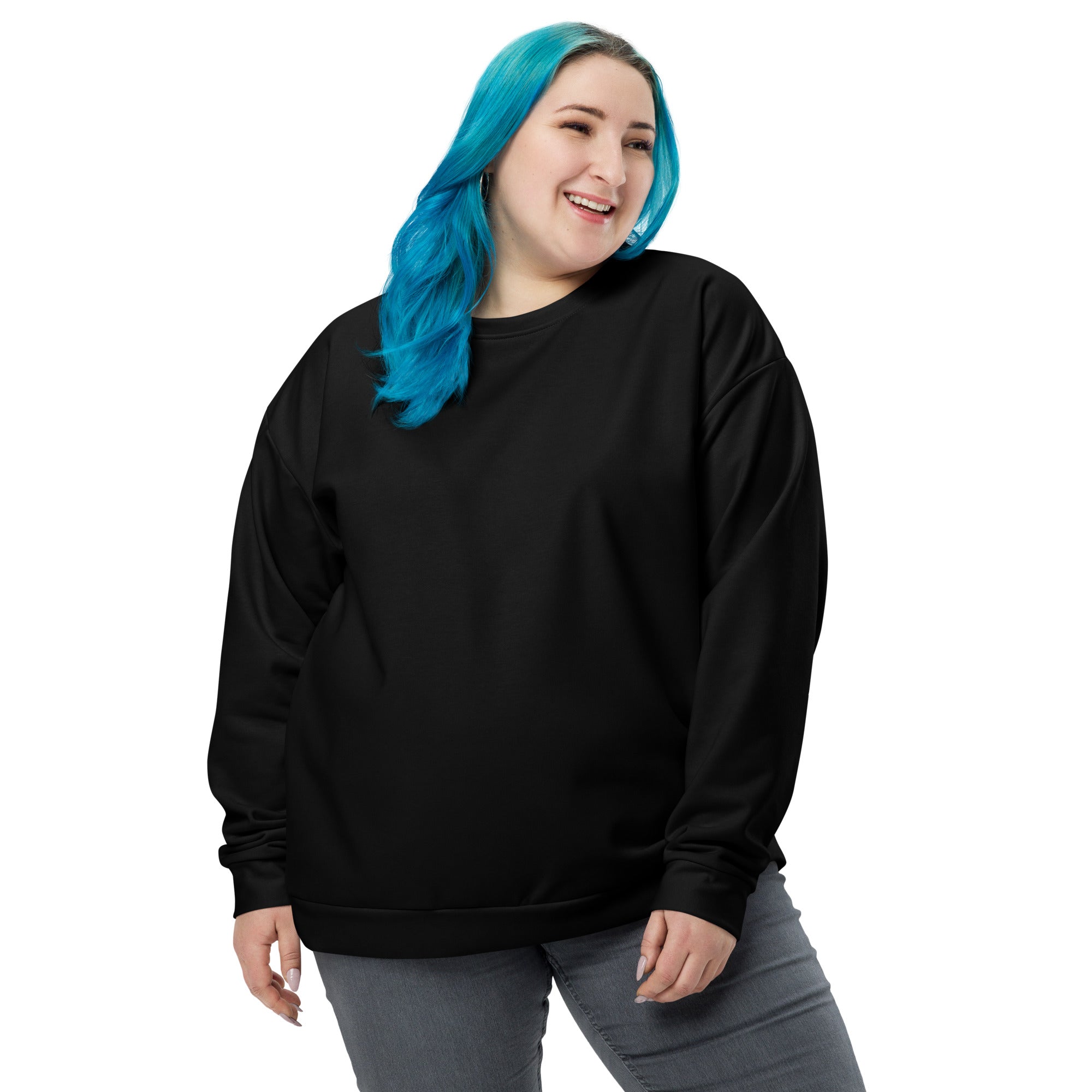 Women's -cozy-warm-black-sweatshirt