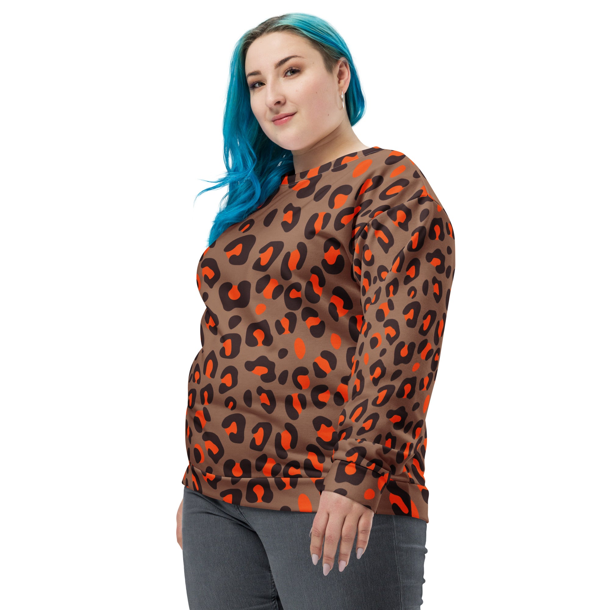 Women's-cozy-warm-leopard-sweatshirt