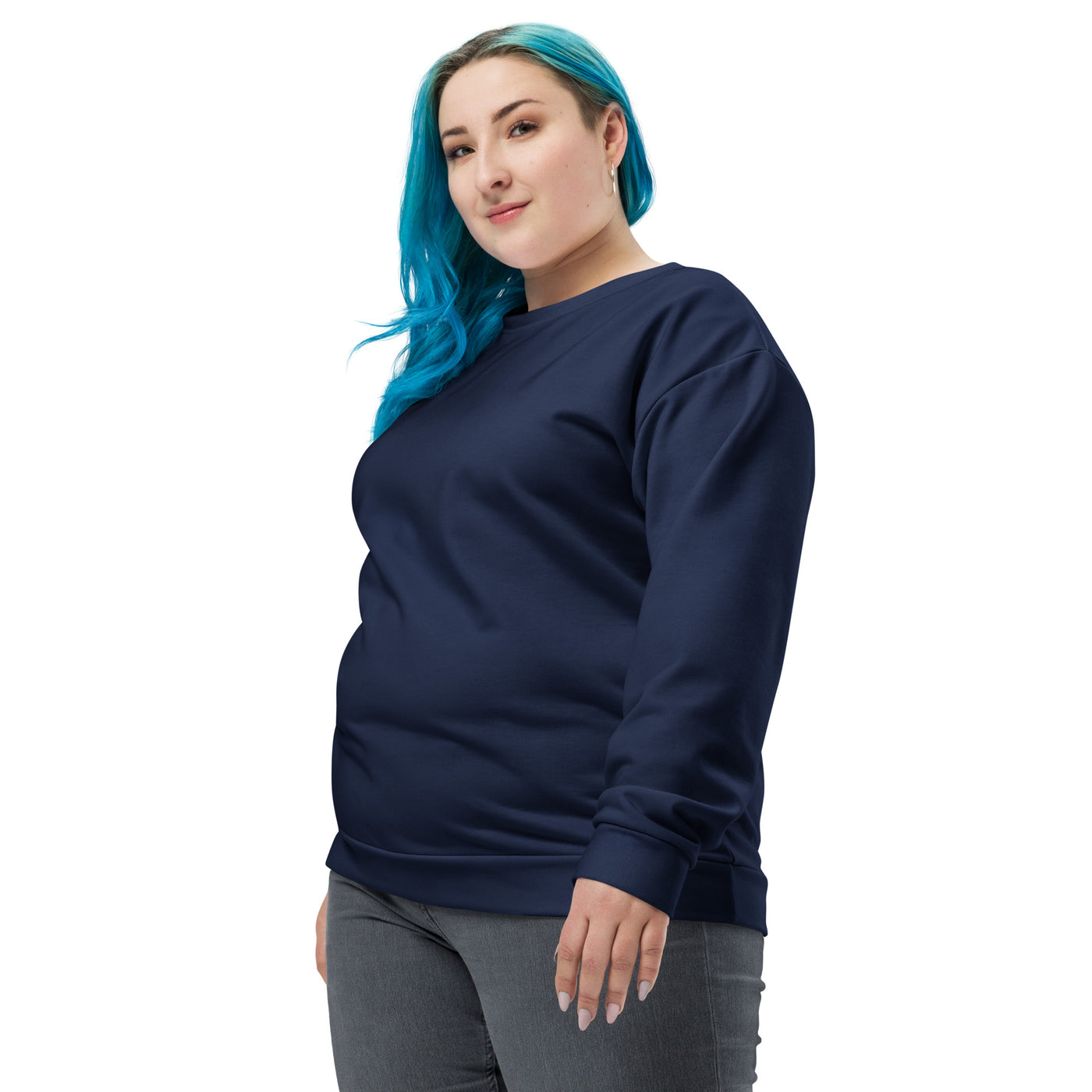 Women's-cozy-warm-navy-blue-sweatshirt