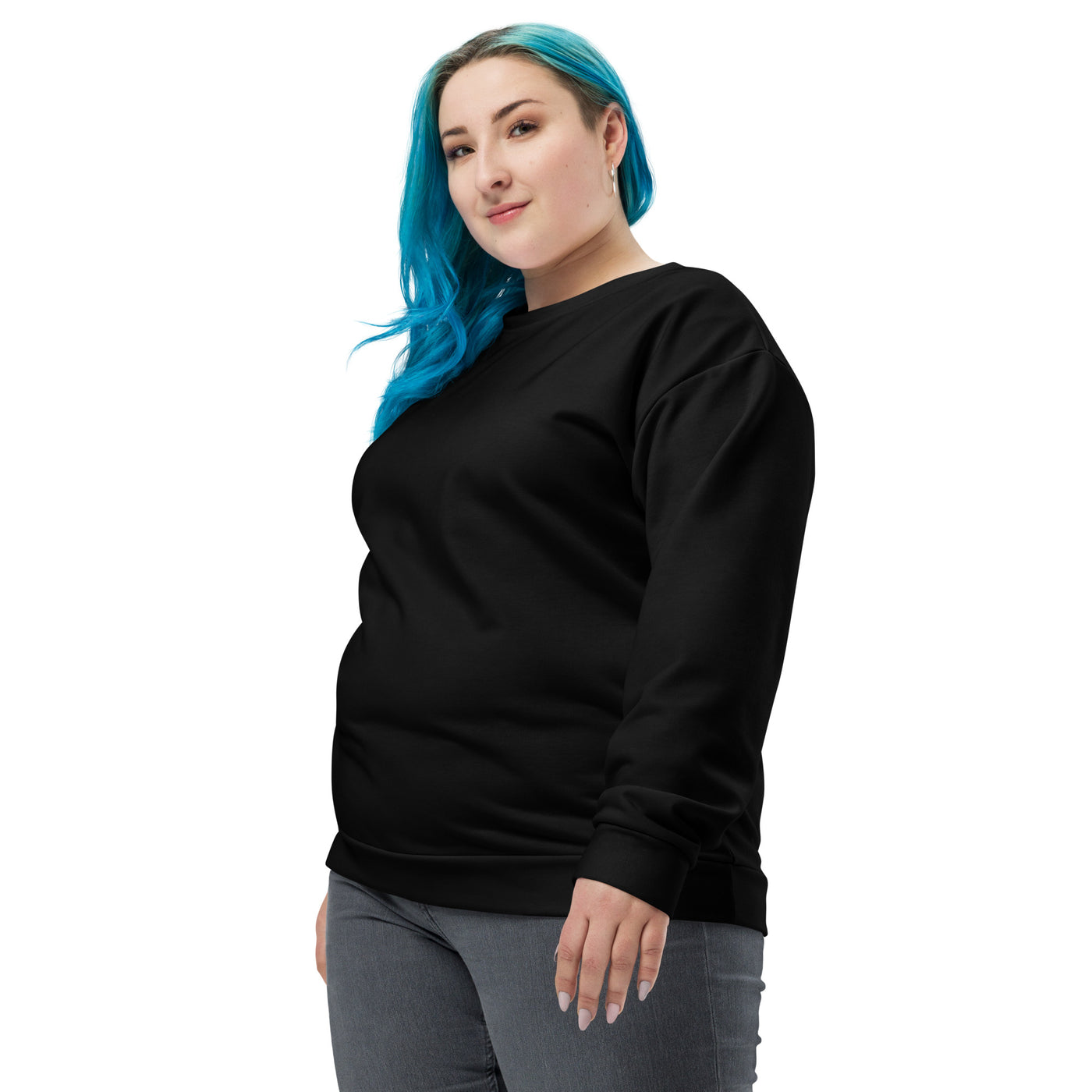 Women's -cozy-warm-black-sweatshirt