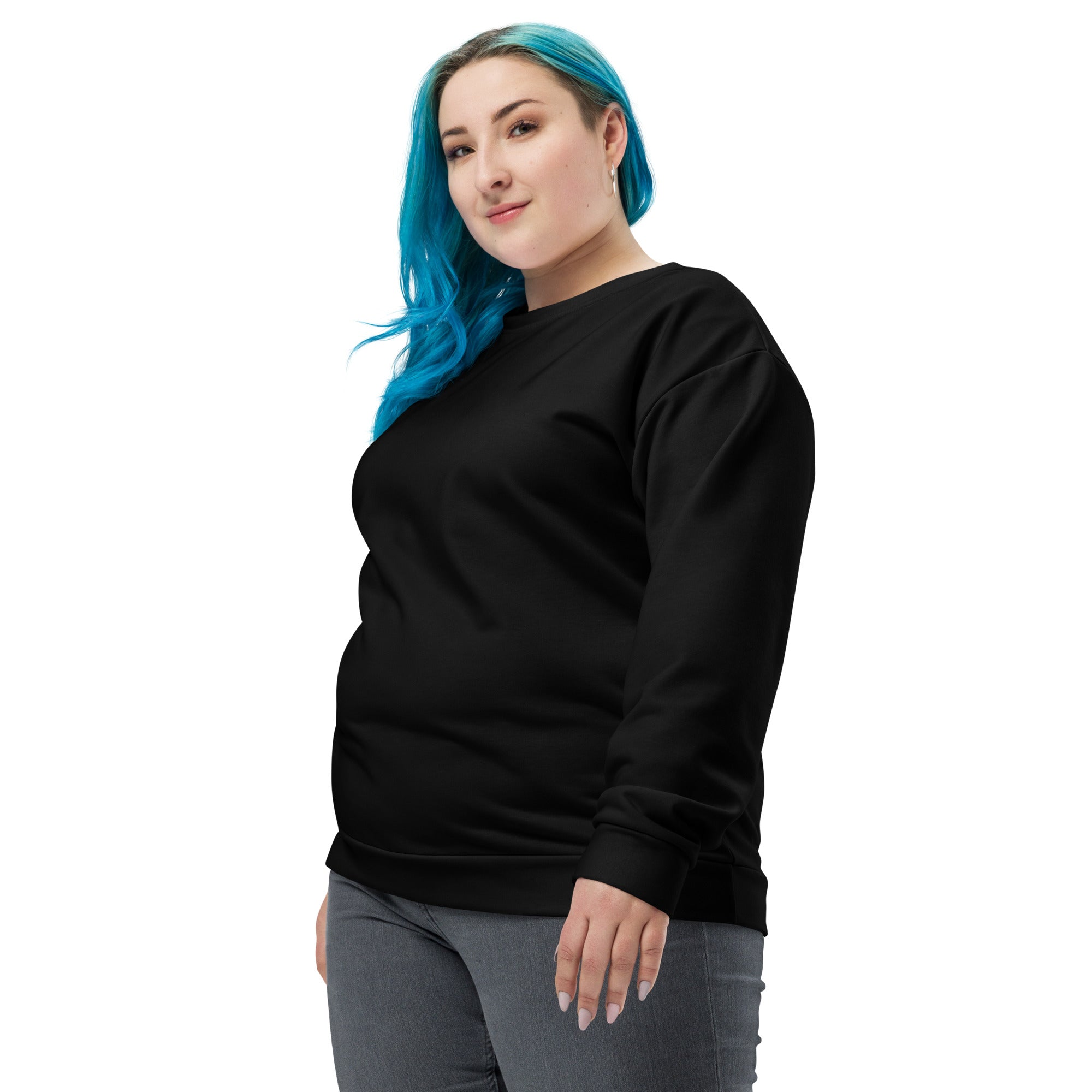 Women's -cozy-warm-black-sweatshirt