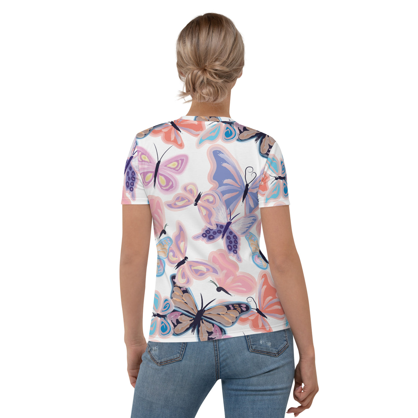 Women's moisture-wicking butterfly tee