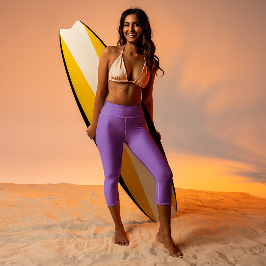 Fae Purple Capri: Comfortable & Stylish for Any Activity